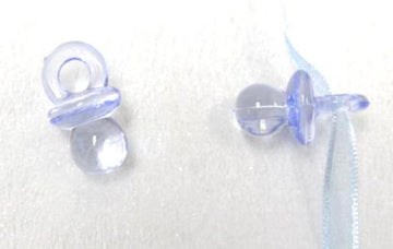 Tétines en plexiglas pour décoration bleu ciel