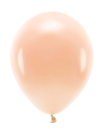 100 pastelových broskvových latexových balónků 26 cm
