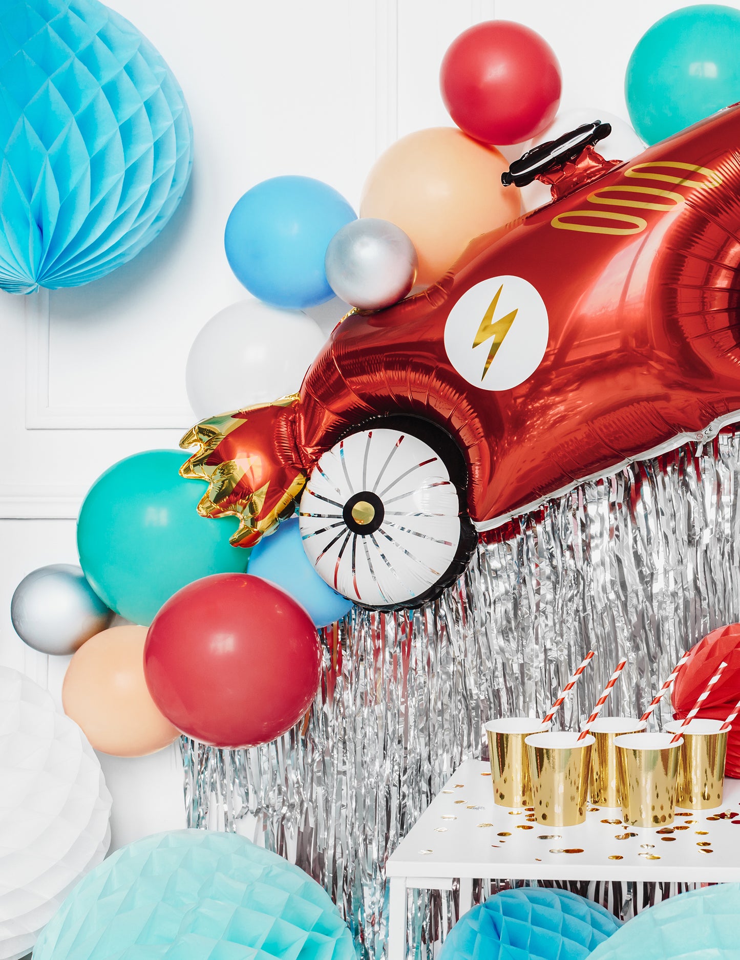 100 červených pastelových latexových balónků 26 cm přírodního kaučuku