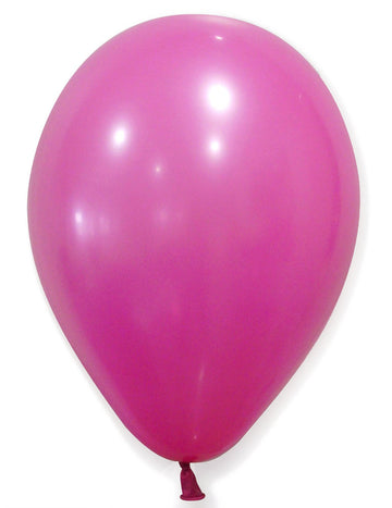 100 fuchsiových balónků 27 cm