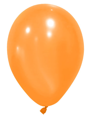 100 oranžových balónků 27 cm