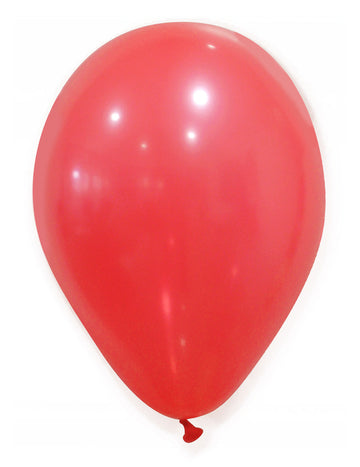 100 červených balónků 27 cm