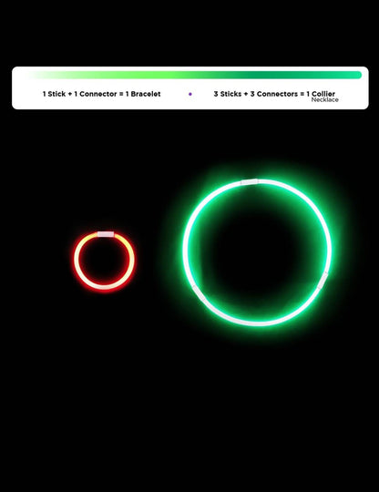 100 náramků, které svítí ve tmě