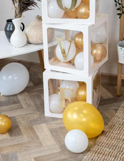 100 mini bílých latexových balónků 13 cm pro arch