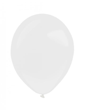 100 mini bílých latexových balónků 13 cm pro arch