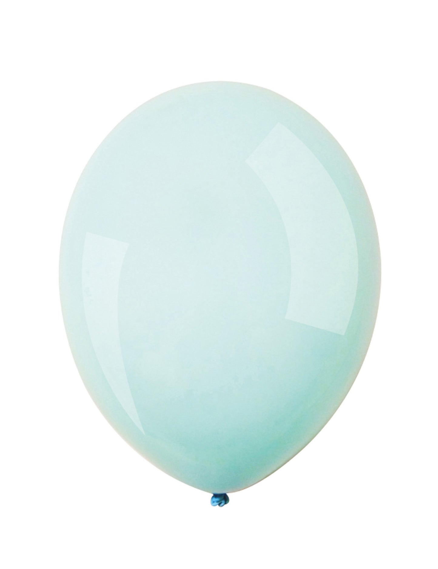 100 mini pastelově modrých latexových balónků 13 cm pro oblouk a kostky