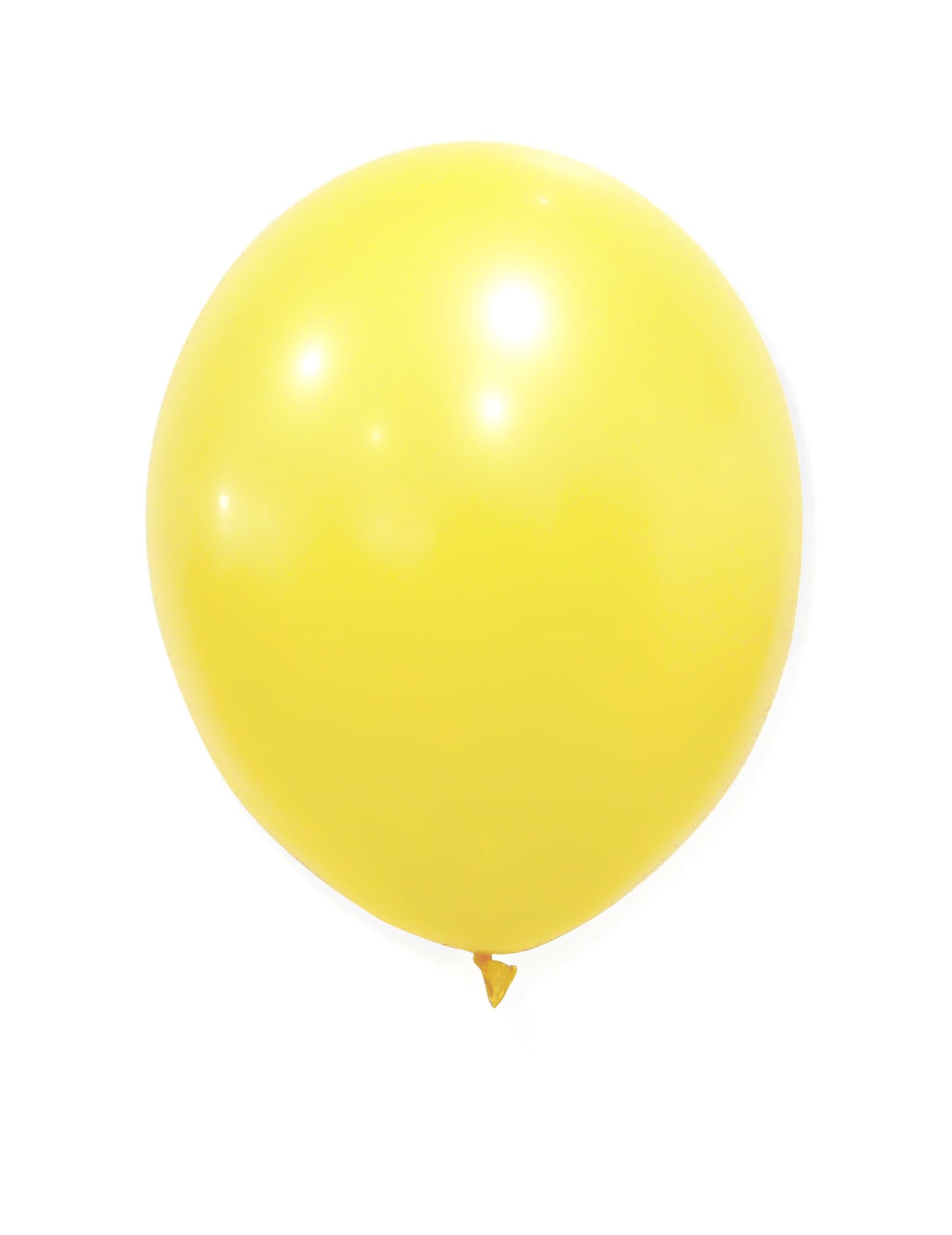 Ballons en latex pour décoration jaunes