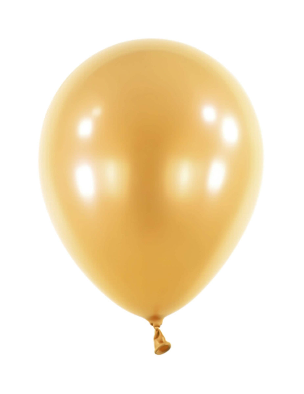 Mini latexové metalické balónky na zlatý oblouk