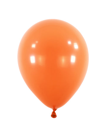 100 mini oranžových latexových balónků 13 cm pro oblouk a kostky