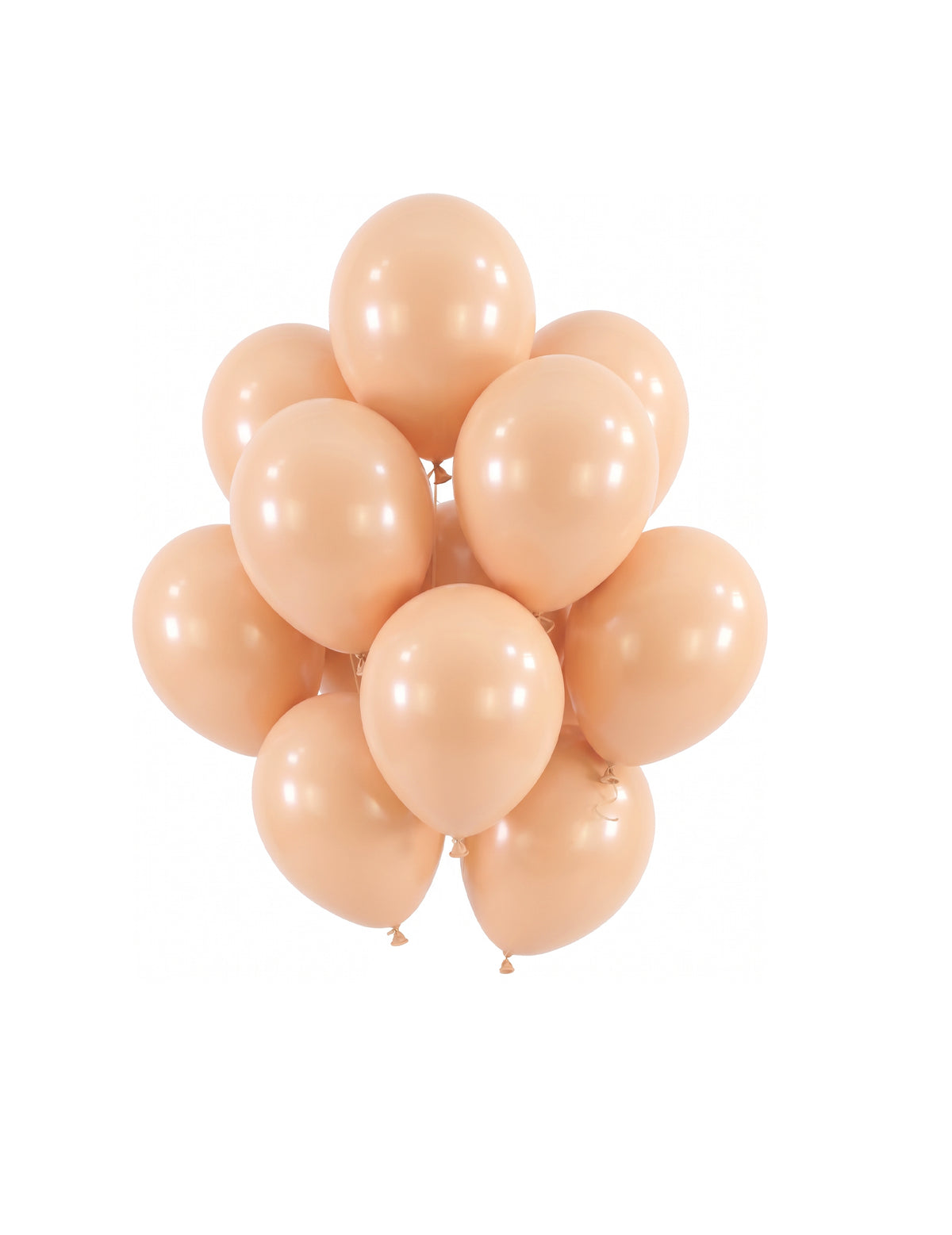 100 mini broskvových latexových balónků 13 cm pastelová party dekorace