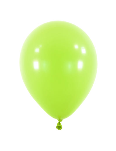 100 mini světle zelených latexových balónků 13 cm na narozeninovou výzdobu