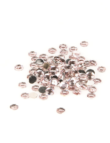 100 malých kulatých stolních konfet z růžového zlata 0,6 cm 10 g