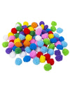 Pompons pour décoration de fête multicolores
