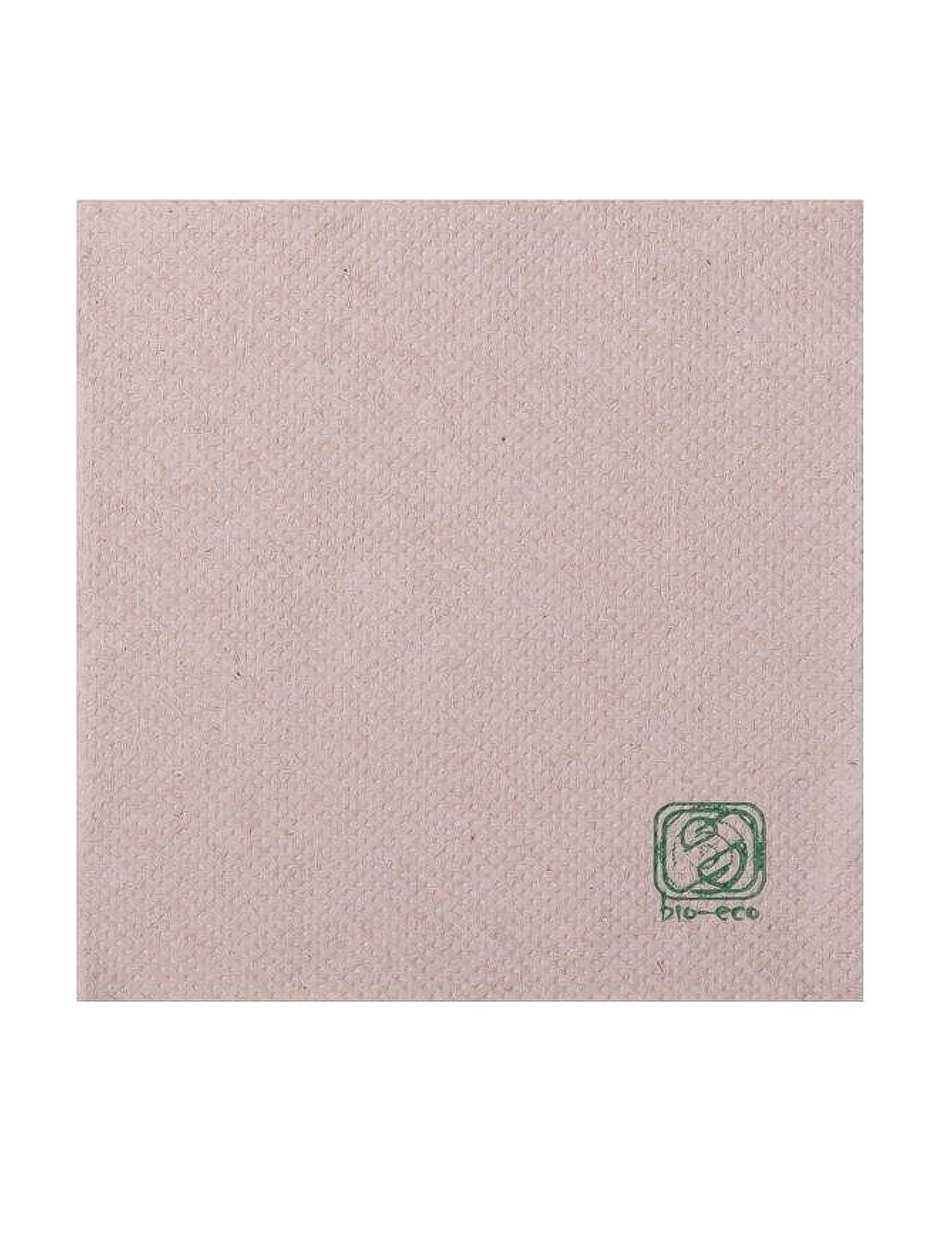 100 koktejlových ubrousků z recyklované bavlny 20 x 20 cm kompostovatelné