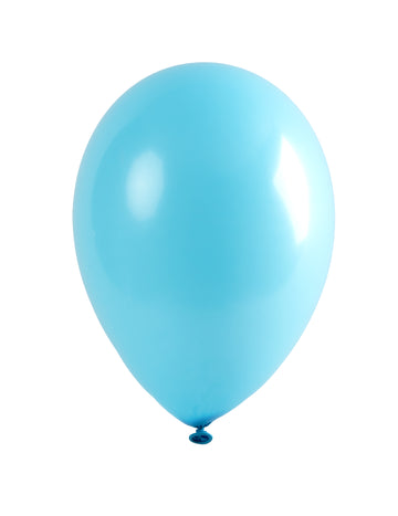 12 světle modrých balónků 28 cm
