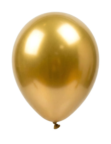Luftballons 12-teilig 28cm metallisch-gold