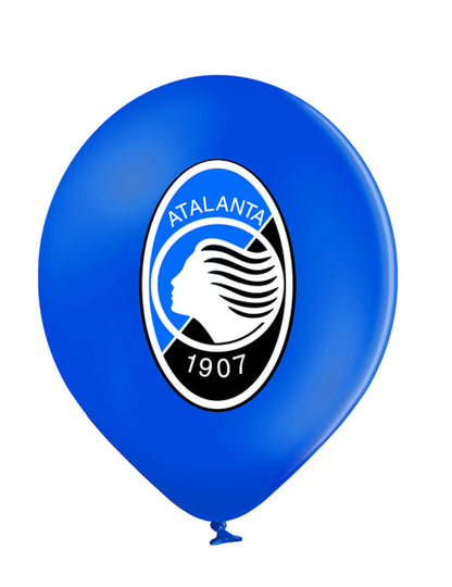 12 modrých a černých latexových balónků Atalanta™ 30 cm