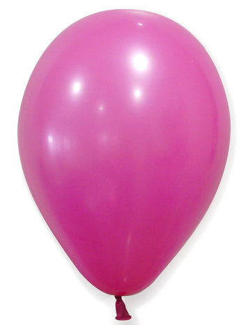 12 fuchsiových balónků 28 cm