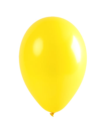 Ballons pour fête de couleur jaune