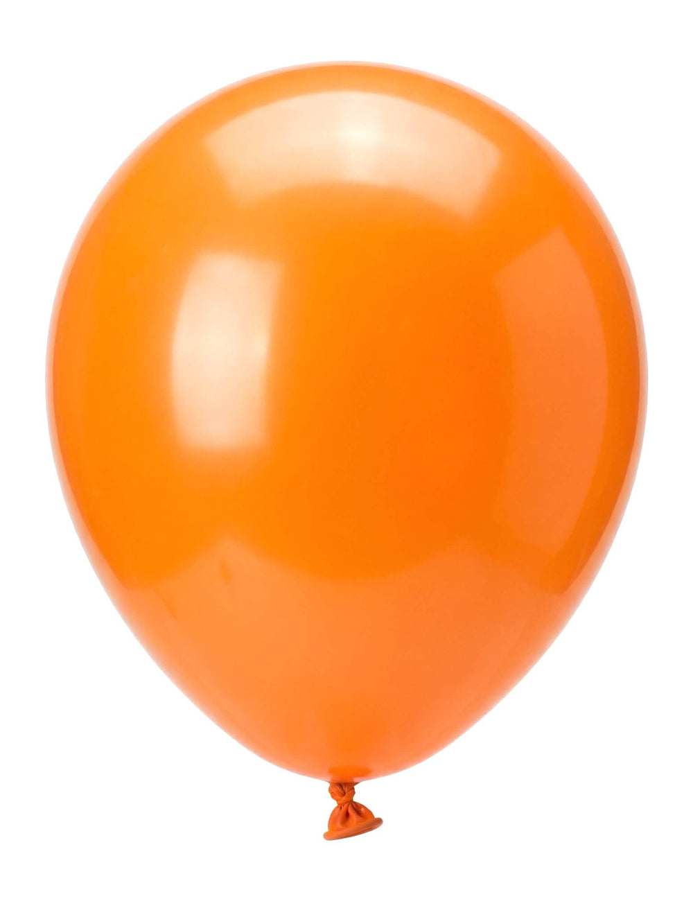 Oranžové metalizované balónky na výzdobu oslavy