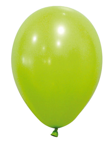 12 světle zelených balónků 28 cm