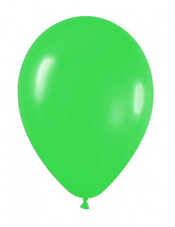 12 zelených balónků 28 cm