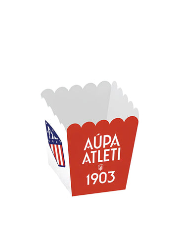 12 krabiček na popcorn Atlético de Madrid™ 6,5 x 6,5 cm 