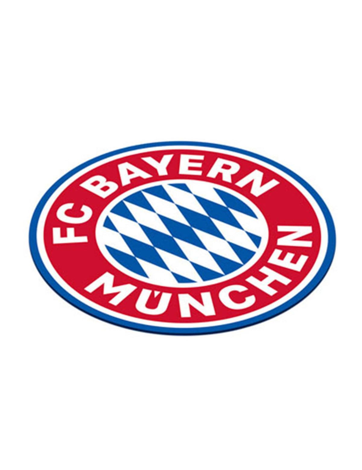 Kartonové podložky pod sklenice FC Bayern Munich pro fanoušek červená a modrá