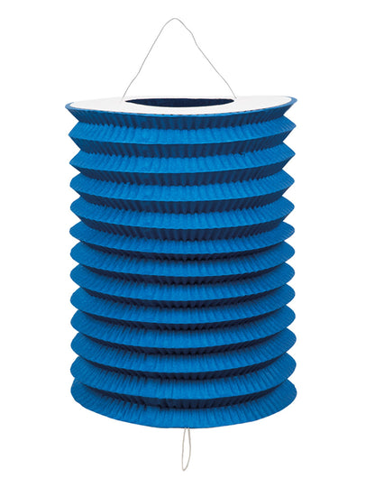 Modèle bleu du lampion coloré pour fête