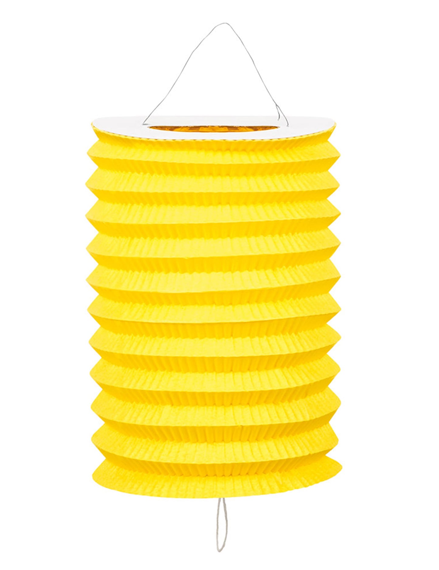 Modèle jaune du lampion coloré pour fête