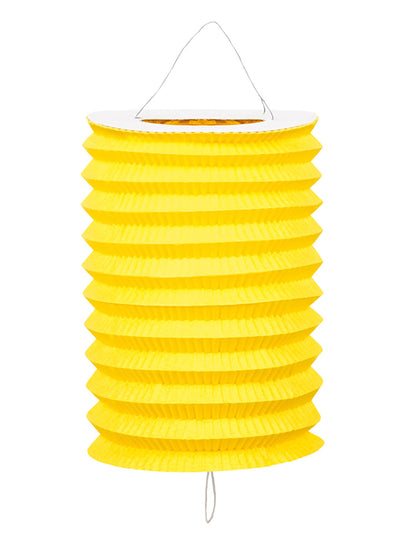 Modèle jaune du lampion coloré pour fête