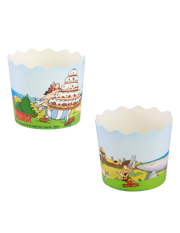 12 Asterix™ Cupcake-Formen