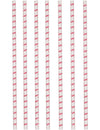 Pailles en carton flamingo paradise pour fête blanches avec motifs flamants roses