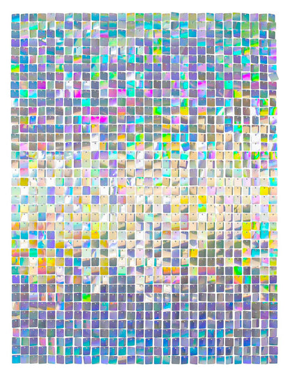 12 panelů iridescentního pozadí 30 x 30 cm