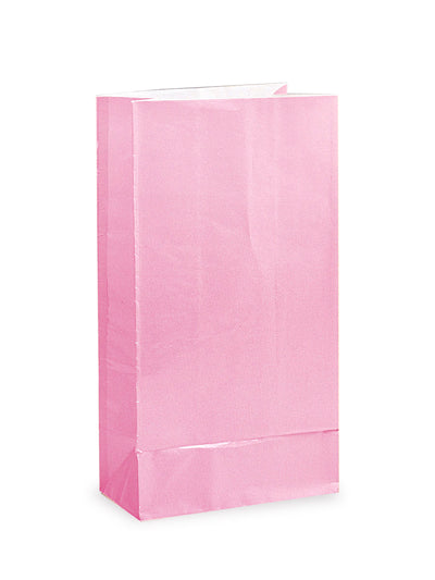Sacs à cadeaux en papier rose pastel