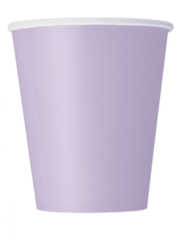14 papírových kelímků s levandulovou příchutí 266 ml