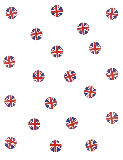 150 Stolní konfety vlajka uk