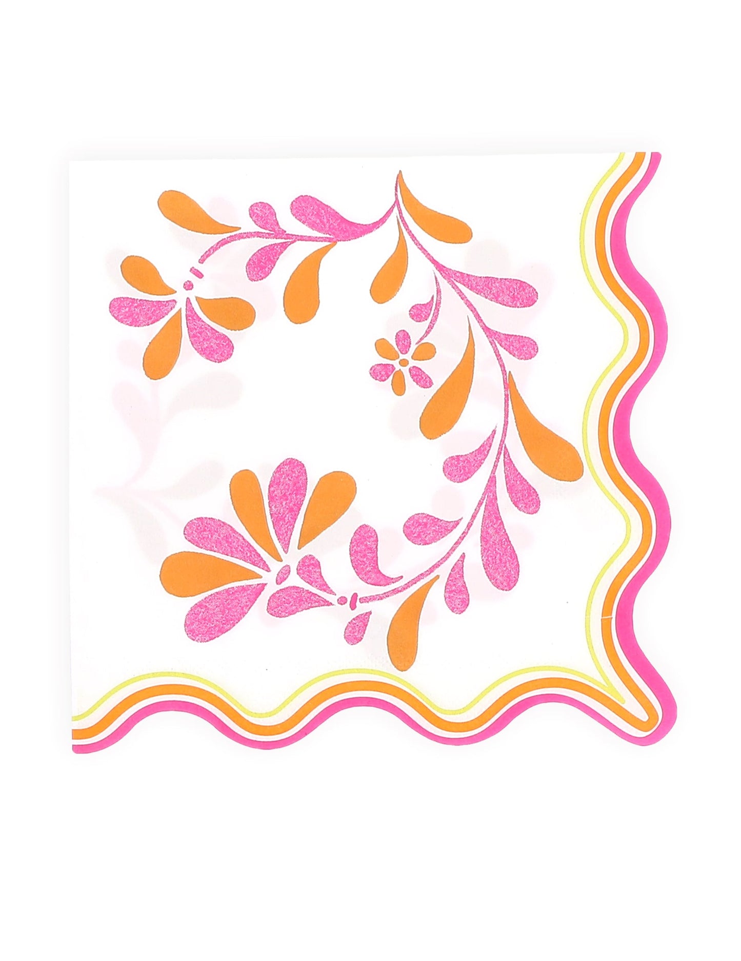 16 Papier-Servietten Pink Limonade 33 x 33 cm