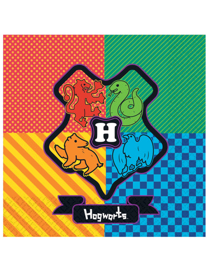 16 papírových ubrousků kawaii Harry Potter™ 33 x 33 cm 