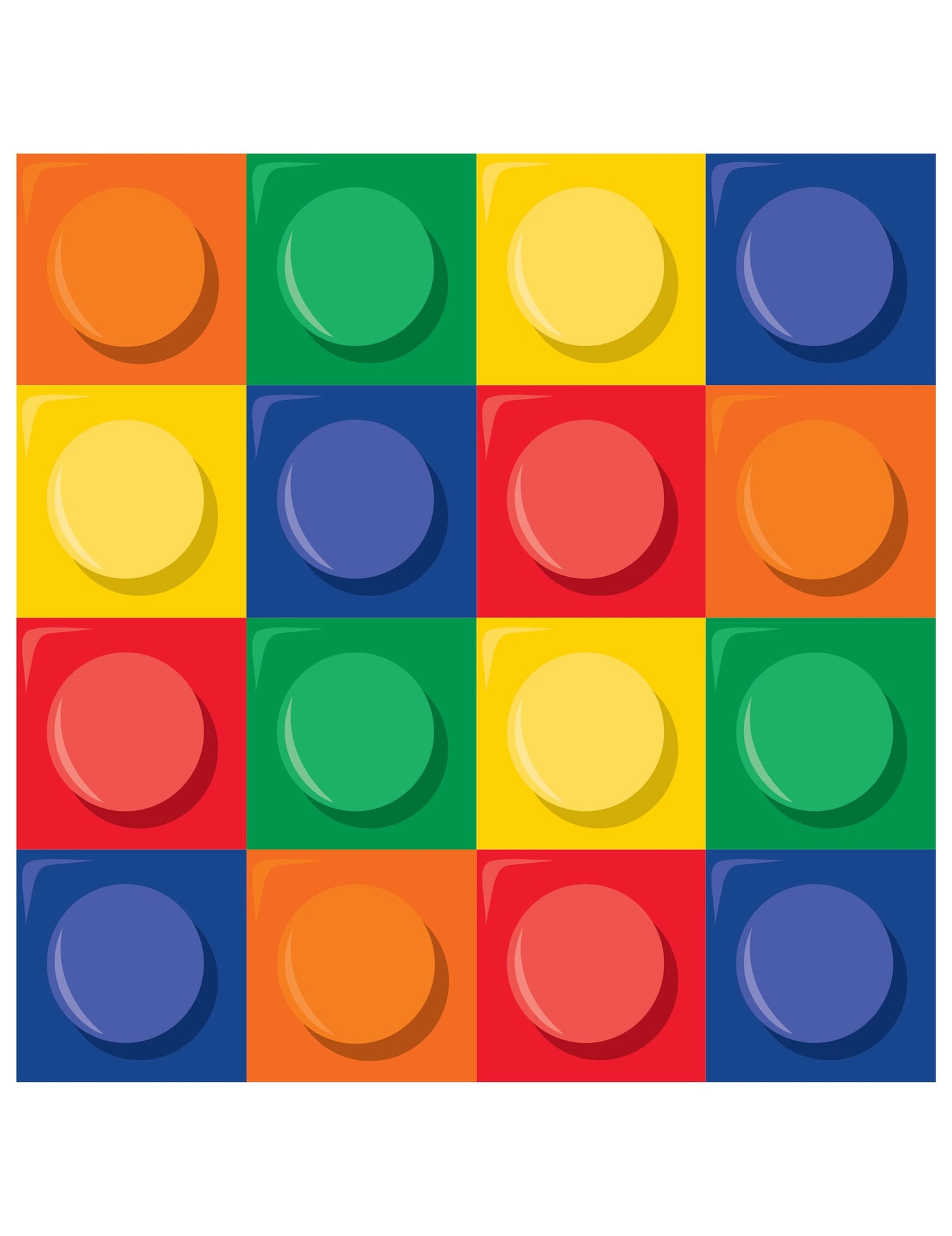 16 papírových ubrousků stavební hra 33 x 33 cm narozeniny 