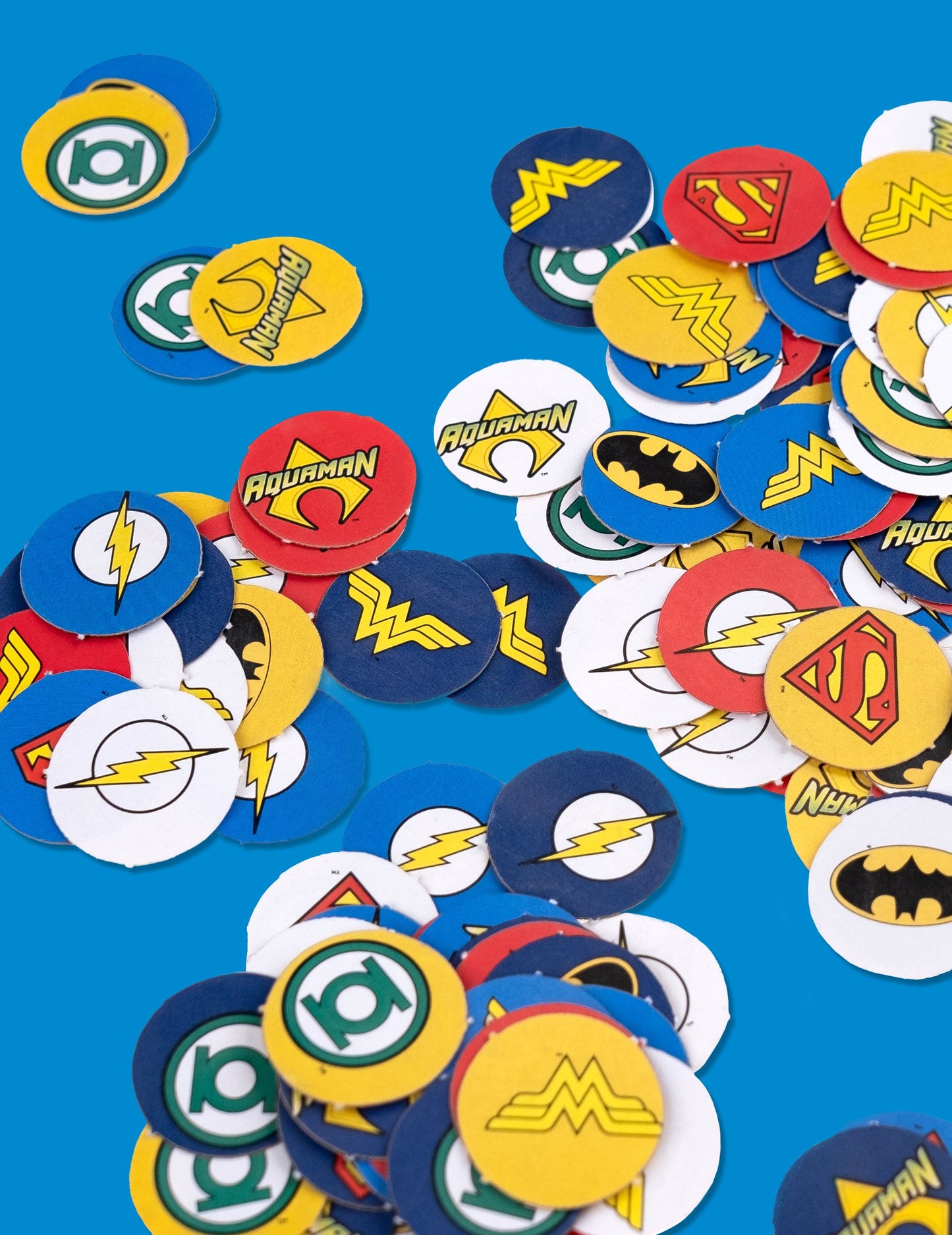 160 konfet Ligy spravedlnosti 2 cm