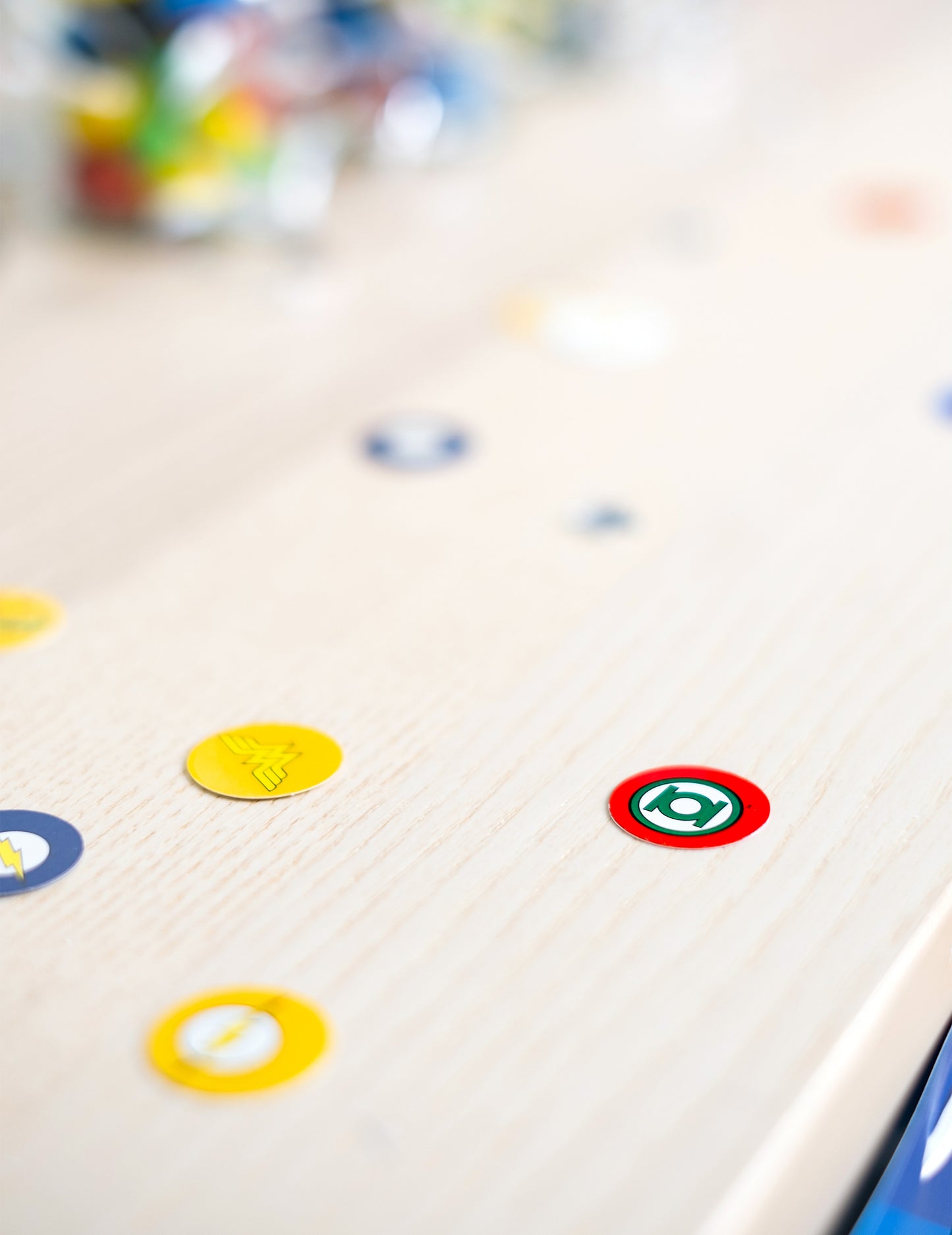 160 konfet Ligy spravedlnosti 2 cm