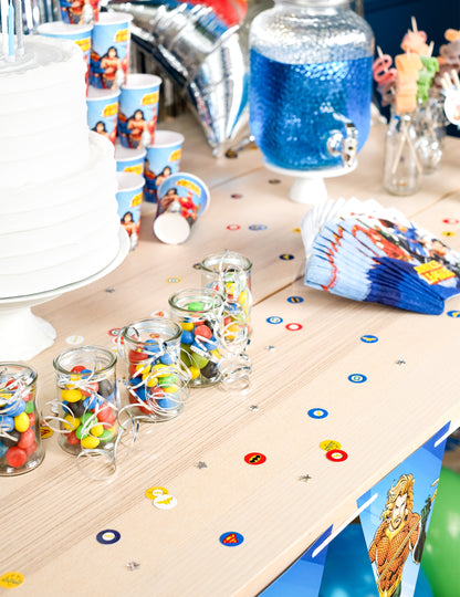 160 konfet Ligy spravedlnosti 2 cm