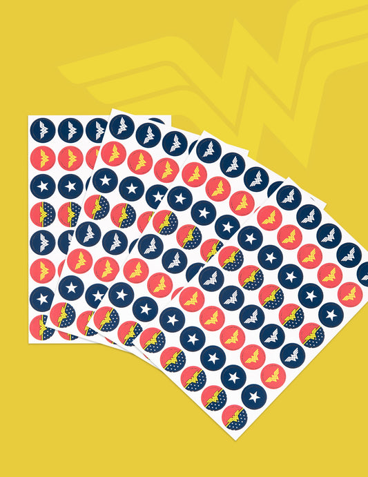 Vue d'ensemble des planches de Confettis Wonder Woman™