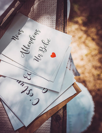 18 zlatých karet prvního ročníku 14 x 19 cm pro miminko