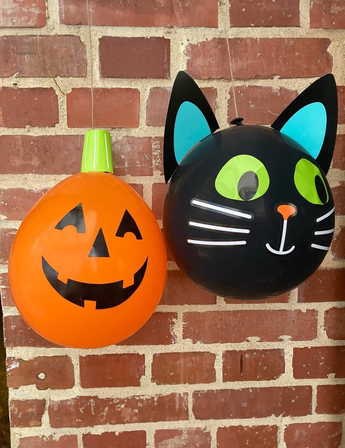 Scénka s balónky z latexu DIY halloween Friends