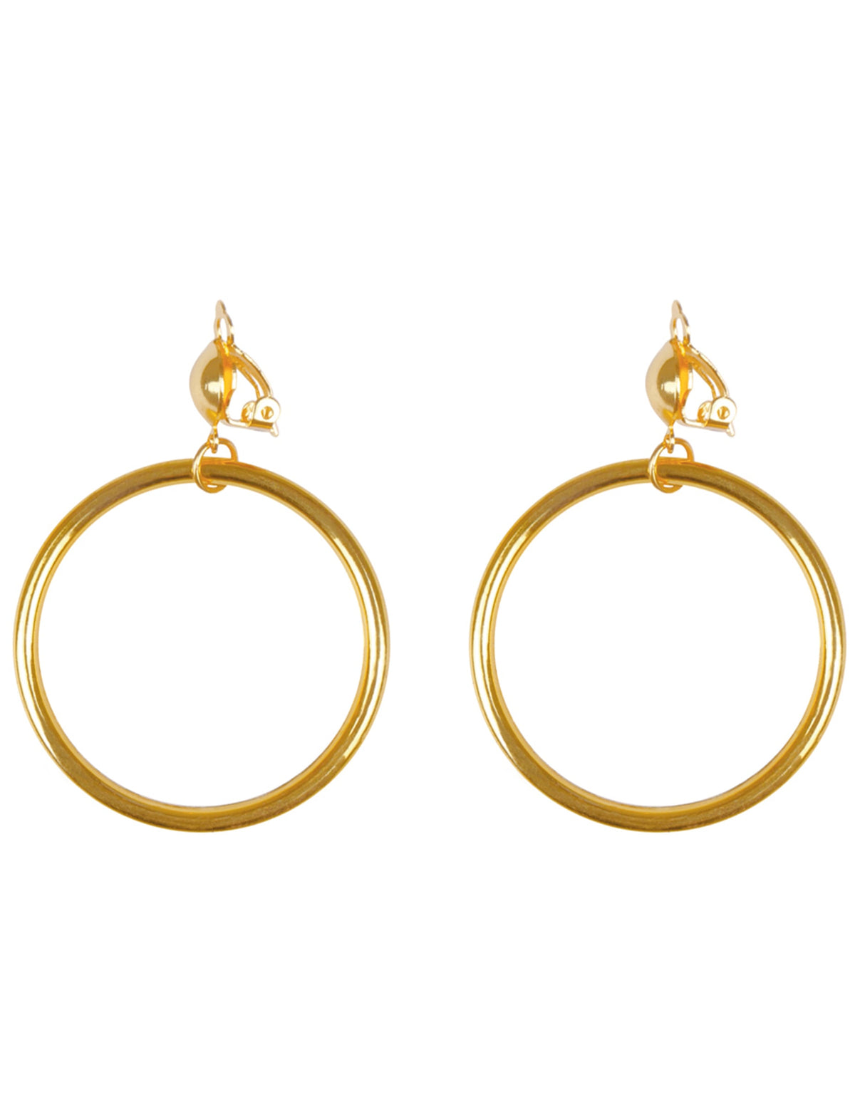 Boucles d'oreilles pirate pour adulte dorées