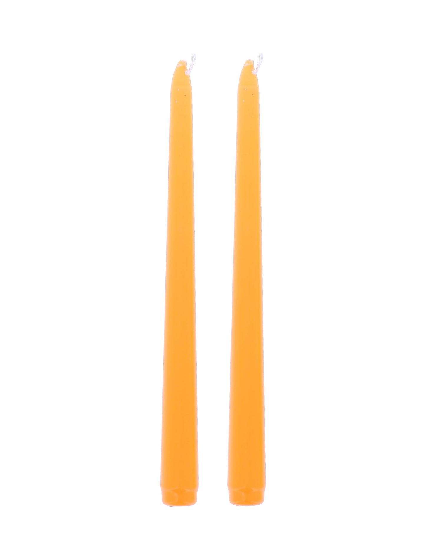 2 orange Kerzen 25 cm