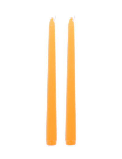 2 orange Kerzen 25 cm