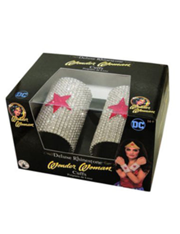 2 luxusní náramky s kamínky Wonder Woman
